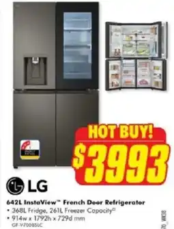 The Good Guys 6421 InstaView French Door Refrigerator offer