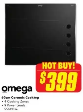 The Good Guys 60cm Ceramic Cooktop offer