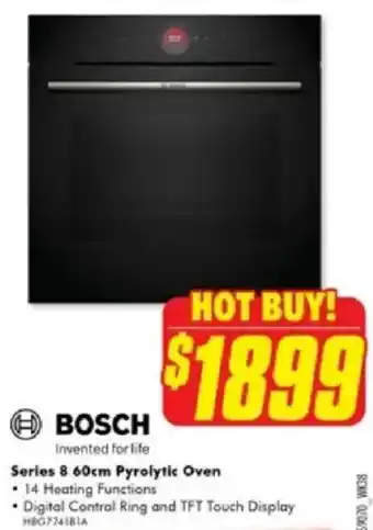 The Good Guys Series 8 60cm Pyrolytic Oven offer