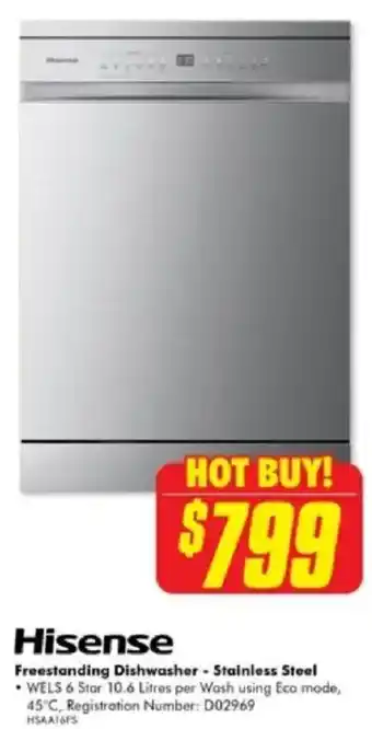 The Good Guys Freestanding Dishwasher - Stainless Steel offer