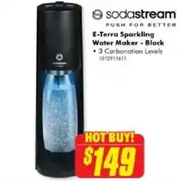 The Good Guys E-Terra Sparkling Water Maker - Black offer