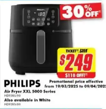 The Good Guys Air Fryer XXL 5000 Series offer