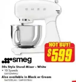 The Good Guys 50s Style Stand Mixer - White offer