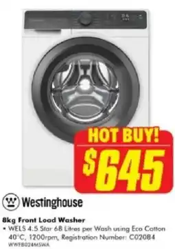 The Good Guys Front Load Washer offer