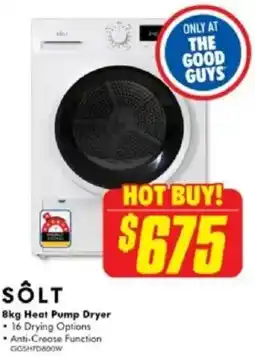 The Good Guys Heat Pump Dryer offer