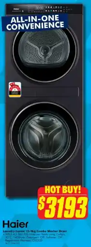 The Good Guys Laundry Centre 12-9kg Combo Washer Dryer offer