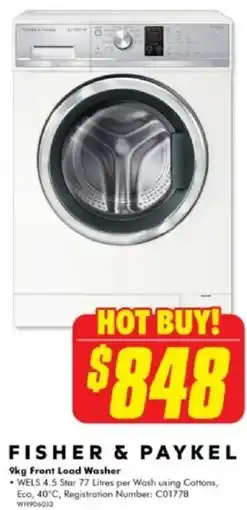 The Good Guys Front Load Washer offer