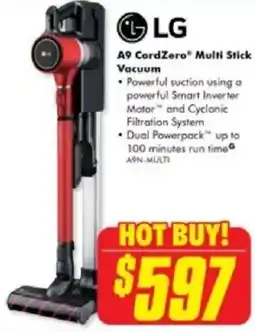 The Good Guys A9 CordZero Multi Stick Vacuum offer