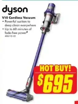 The Good Guys V10 Cordless Vacuum offer