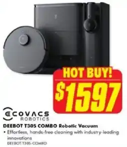 The Good Guys DEEBOT T305 COMBO Robotic Vacuum offer