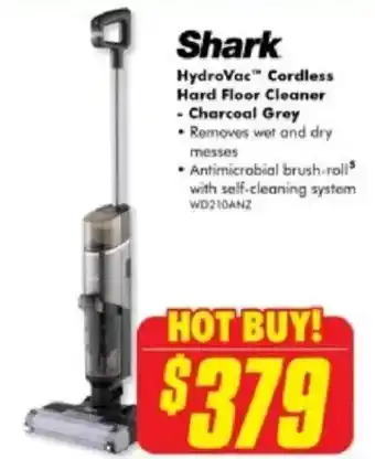 The Good Guys HydroVac Cordless Hard Floor Cleaner - Charcoal Grey offer