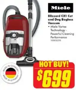 The Good Guys Blizzard CX1 Cat and Dog Bagless Vacuum offer