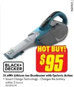 The Good Guys 21.6Wh Lithium-ion Dustbuster with Cyclonic Action offer