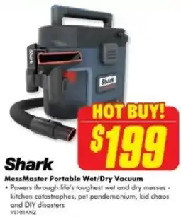 The Good Guys MessMaster Portable Wet/Dry Vacuum offer