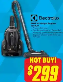 The Good Guys PURE C9 Origin Bagless Vacuum offer