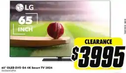 The Good Guys 65" OLED EVO G4 4K Smart TV 2024 offer