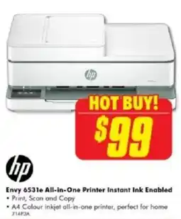 The Good Guys Envy 6531e All-in-One Printer Instant Ink Enabled offer