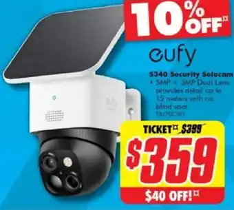 The Good Guys S340 Security Solocam offer