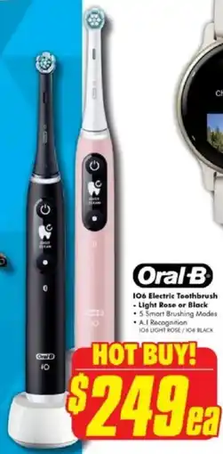 The Good Guys l06 Electric Toothbrush -Light Rose or Black offer