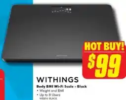 The Good Guys Body BMI Wi-Fi Scale - Black offer