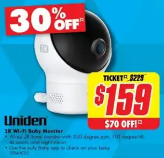 The Good Guys 2K Wi-Fi Baby Monitor offer