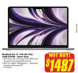 The Good Guys MacBook Air 13" with M2 Chip 16GB 256GB offer