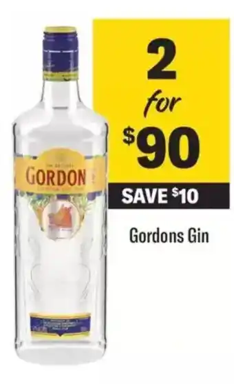 Liquorland Gordons Gin offer