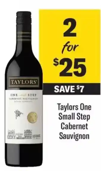 Liquorland Taylors One Small Step Cabernet Sauvignon offer