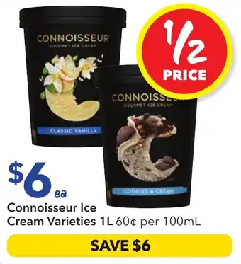 Ritchies Connoisseur Ice Cream Varieties offer