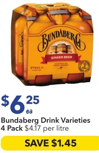 Ritchies Bundaberg Drink offer