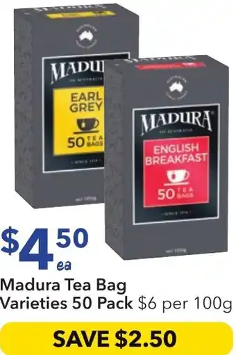 Ritchies Madura Tea Bag offer