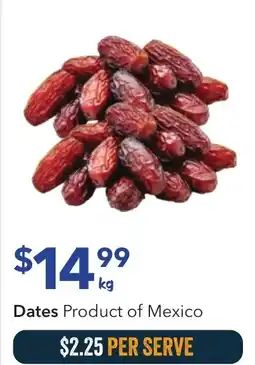 Ritchies Dates Product of Mexico offer