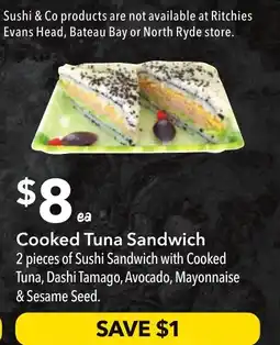 Ritchies Cooked Tuna Sandwich offer