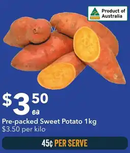 Ritchies Pre-packed Sweet Potato offer