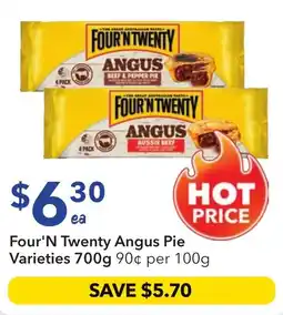 Ritchies Four'N Twenty Angus Pie Varieties offer