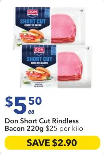 Ritchies Don Short Cut Rindless Bacon offer