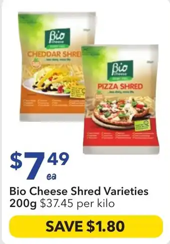 Ritchies Bio Cheese Shred Varieties offer