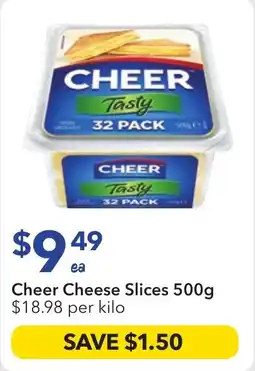 Ritchies Cheer Cheese Slices offer