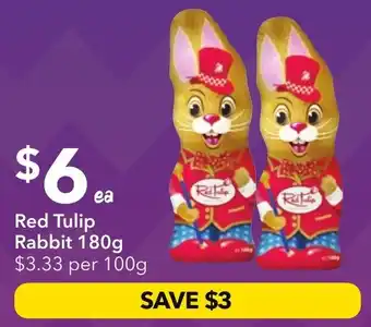 Ritchies Red Tulip Rabbit offer