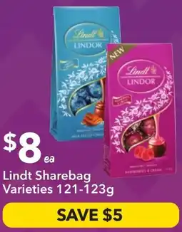 Ritchies Lindt Sharebag Varieties offer