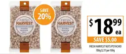 Supabarn Fresh Harvest Nuts Pistachio offer