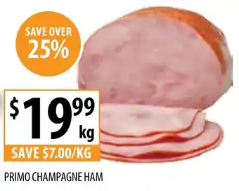 Supabarn PRIMO CHAMPAGNE HAM offer