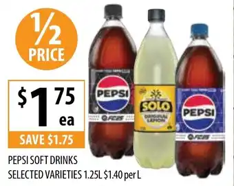 Supabarn Pepsi soft drinks offer