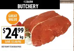 Supabarn Beef rump steak bulk pack offer