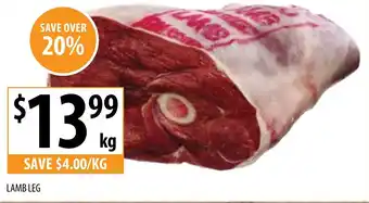 Supabarn Lamb leg offer