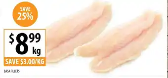 Supabarn Basa fillets offer