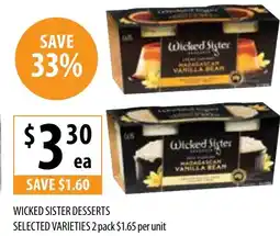Supabarn Wicked sister desserts offer
