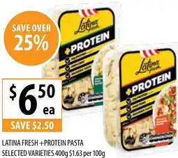 Supabarn LATINA FRESH +PROTEIN PASTA offer