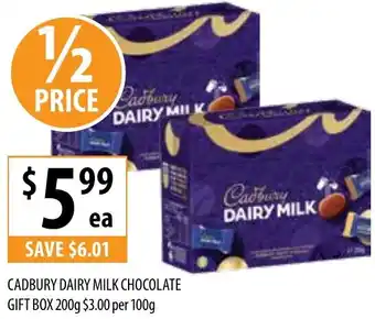 Supabarn CADBURY DAIRY MILK CHOCOLATE GIFT BOX offer