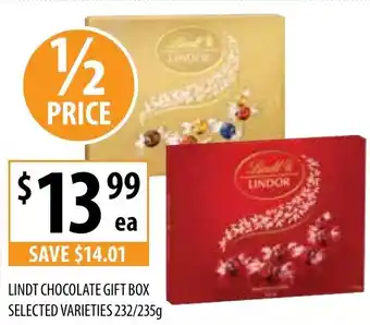 Supabarn LINDT CHOCOLATE GIFT BOX offer